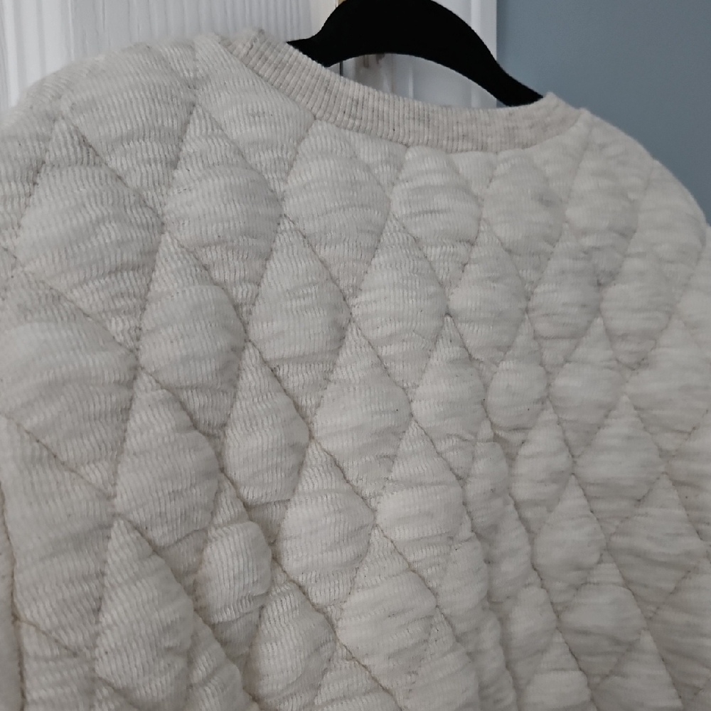 Quilted Cream Kids Romper - Picture 7 of 8